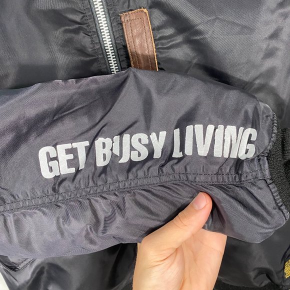 NEIGHBORHOOD L-2D Jacket Black/Brown Size M - Picture 5 of 8